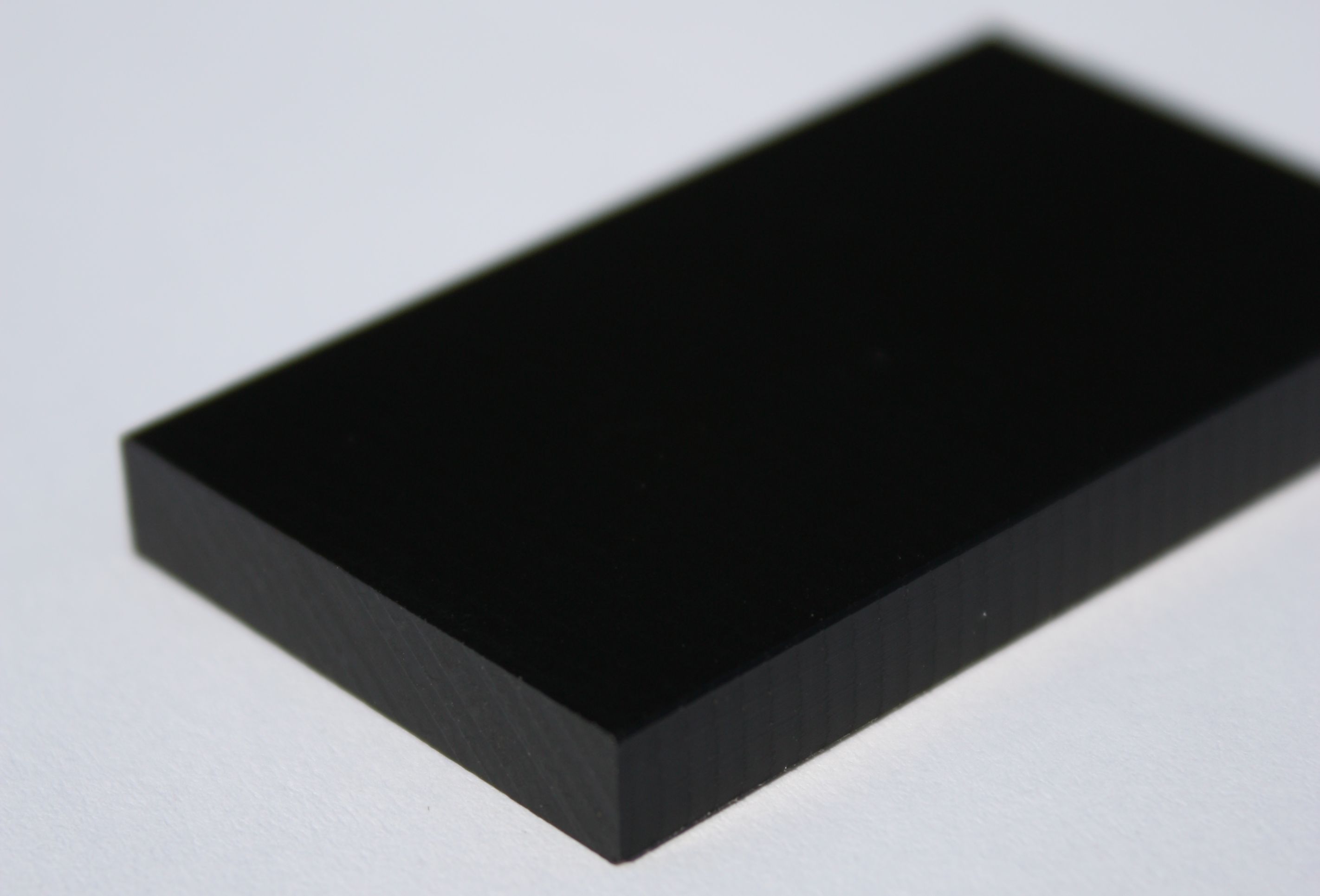 Kunststoffplatte aus PET schwarz