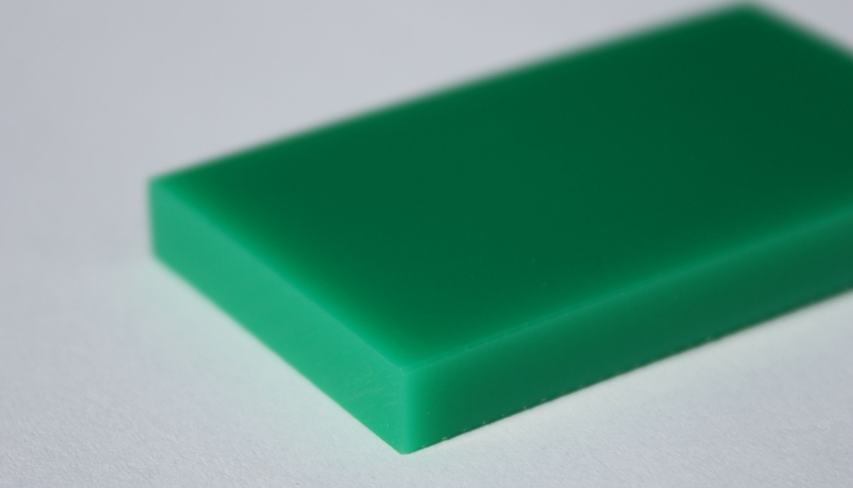 PE-UHMW Platte 500 x 250 x 4 mm PE1000 Grün Polyethylen geschält 